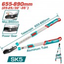 TOTAL Škare teleskopske za grane 655-890mm