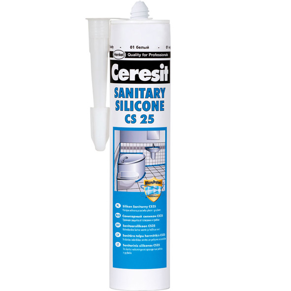 CERESIT CS 25 sanitarni silikon - br. 58 smeđi