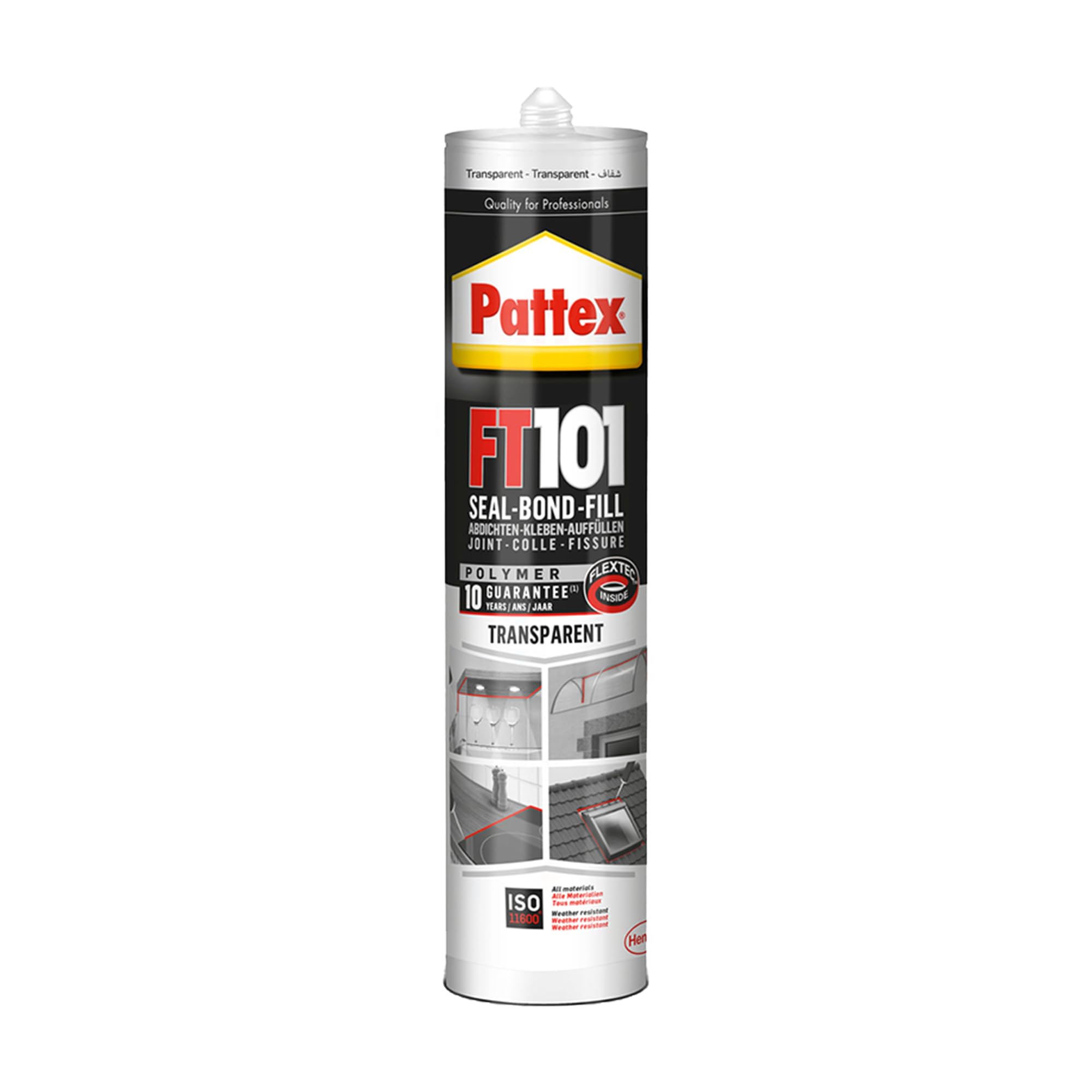 PATTEX FT 101 ljepilo i brtvilo - prozirni