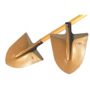 Lopata špic nasađena 29cm x 28cm - 108TM plava