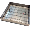 Poklopac za šaht uljni 600 x 600 x 100 x 1,5 s podnicom - inox okvir