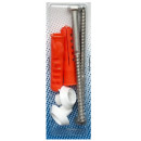 Garnitura Inox vijaka za montažu WC školjke - M6x90 mm