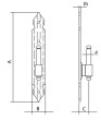 Nosač spojnica crni art.1233 - 16cm/Ø12