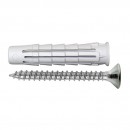 ELEMATIC T6/VA Najlon tipla s vijkom - Ø10 x 50mm