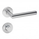 Kvaka Metro inox brušeni rozeta - otvor za wc